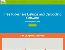 Tablet Screenshot of carpoolworld.com